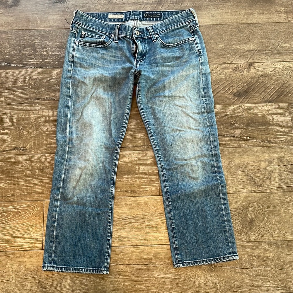 AG the tomboy crop jeans size 28